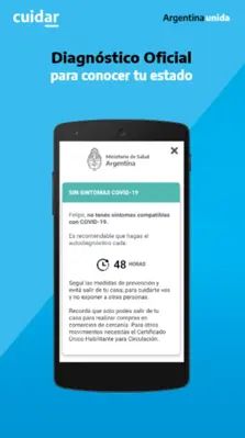 Cuidar COVID-19 Argentina android App screenshot 2